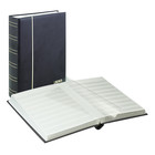 Elegant Nubuck, Einsteckalbum A4 - 60 seiten (weiß)  9 Streifen - Schwarz - Abm: 230x305x58 ■ pro Stk.