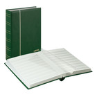 Elegant Nubuck, Stock album A4 - 60 pages (white)  9 strips - Green - dim: 230x305x58 ■ per pc.