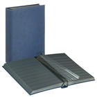 Diamant, Einsteckalbum A4 - 60 seiten (schwarzem)  9 Streifen - Blau - Abm: 230x305x58 ■ pro Stk.