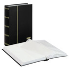 Standaard, Stock album A4 - 64 pages (white with center divider)  10 strips - Black - dim: 230x305x60 ■ per pc.