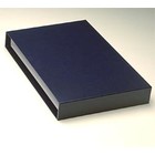 Davo, de luxe, Slipcase - Blue - dim: inside: 285x320x50 mm. ■ per pc.