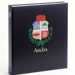 Album - Aruba - Deel   I - type DeLuxe - incl. cassette en zonder bladen - Blauw - Davo (2 Gats)