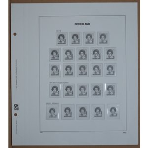 Voordrukblad N°: 113 - Nederland - Album IV - blad voor Basisalbum - Jaar: 1991 - Davo, DeLuxe