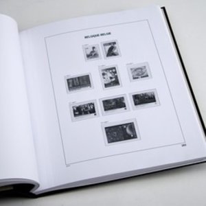Supplement year: 2002 - Belgium - type: DeLuxe - sheets for Basic album, N°: 245-248, B70-74, C10 (11 pcs.) - Davo (2 Holes)