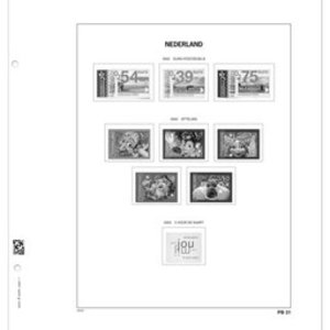 Davo the luxe supplement, Netherlands S, separate stamps and combinations from stamp books, year 1987