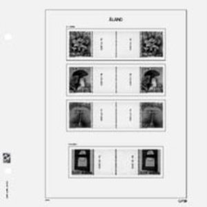Supplement year: 2004 - Aland (incl Frama) - type: DeLuxe - sheets for Guter Pairs, N°: 32-B5, H12-13 (4 pcs.) - Davo (2 Holes)