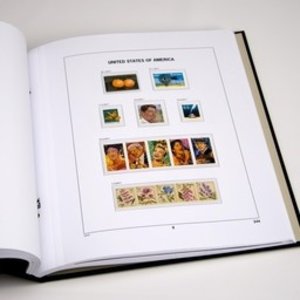 Supplement year: 1984 - United States - type: DeLuxe - sheets for Basic album, N°: 96-100 (5 pcs.) - Davo (2 Holes)