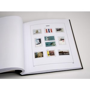 Supplement year: 2002 - Norway - type: DeLuxe - sheets for Basic album, N°: 111-113, B16 (4 pcs.) - Davo (2 Holes)