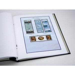 Supplement year: 2021 - Aland Güter Pairs - type: DeLuxe - sheets for Guter Pairs, N°: 2021 GP 1-4 (4 pcs.) - Davo (2 Holes)