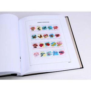 Nachtrag Jahr: 2021 - Karibik Niederlande - Typ: DeLuxe - Blatt für Basisalbum, N°: 2021 1 - Davo (2 Löcher)