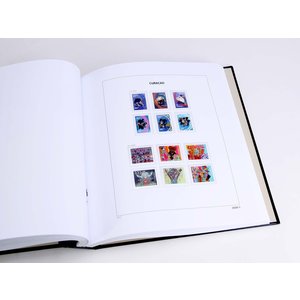 Supplément année: 2021 - Curaçao - type: DeLuxe - feuilles pour Album de base, N°: 2021 1-3, B1 (4 pcs.) - Davo (2 Trous)