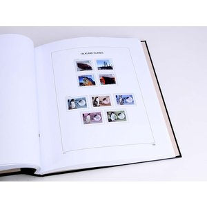 Nachtrag Jahr: 2021 - Falklandinseln - Typ: DeLuxe - Blätter für Basisalbum, N°: 128-130, B42 (4 Stk.) - Davo (2 Löcher)