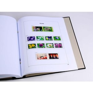 Supplement year: 2021 - Finland - type: DeLuxe - sheets for Basic album, N°: 148-150, B74-75, H65-68 (8 pcs.) - Davo (2 Holes)