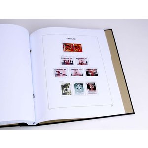 Supplement year: 2021 - Gibraltar - type: DeLuxe - sheets for Basic album, N°: 165-168,B91-93 (7 pcs.) - Davo (2 Holes)