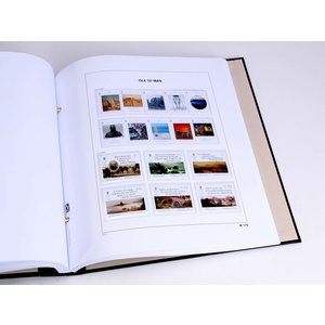 Supplement year: 2021 - Isle of Man - type: DeLuxe - sheets for Basic album, N°: M186-192, M2021-B1-2, PG8 (10 pcs.) - Davo (2 Holes)