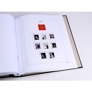 Supplement year: 2021 - Jersey - type: DeLuxe - sheets for Basic album, N°: J201-209, JB108-113, PG8 (16 pcs.) - Davo (2 Holes)