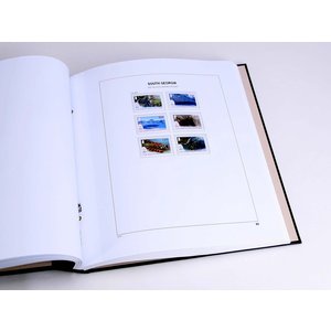 Supplement year: 2021 - Falkland Dependencies (South Georgia & Sandwich Islands) - type: DeLuxe - sheets for Basic album, N°: 83-84, B28 (3 pcs.) - Davo (2 Holes)