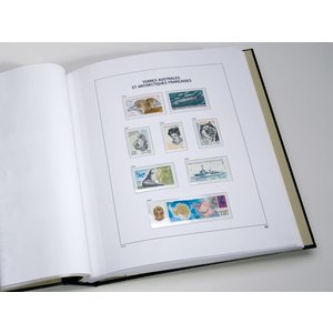 Supplement year: 2021 - French Antarktik (TAAF) - type: DeLuxe - sheets for Basic album, N°: 84-85, B57-B62 (8 pcs.) - Davo (2 Holes)