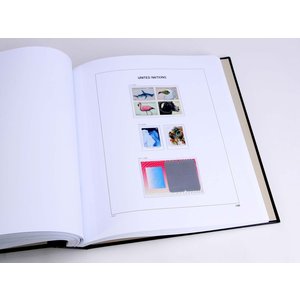 Nachtrag Jahr: 2021 - U.N.O. New York - Typ: DeLuxe - Blätter für Basisalbum, N°: 143-144 (incl 143a, 144a, 144b), B67-69 (8 Stk.) - Davo (2 Löcher)