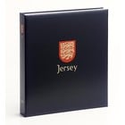 Album - Jersey, Zeitraum 2021-2025 - Teil  V - Typ DeLuxe - inkl. Blätter und Schutzkassette - Blau - Davo (2 Löcher)