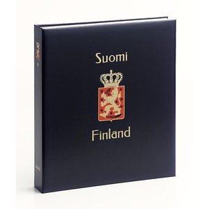 Album - Finlande, Période 2021-2025 - Partie  V - type DeLuxe - feuilles et boite de protection - Bleu - Davo (2 Trous)