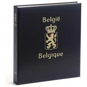 Album - Belgique Timbres en blocs, Période 1999-2016 - Partie   I - type DeLuxe - feuilles et boite de protection - Bleu - Davo (2 Trous)