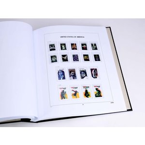 Supplement year: 2021 - United States - type: DeLuxe - sheets for Stamps from Pairs, N°: 305a-307a, 307b, 308a, 310a, 311a (6 pcs.) - Davo (2 Holes)