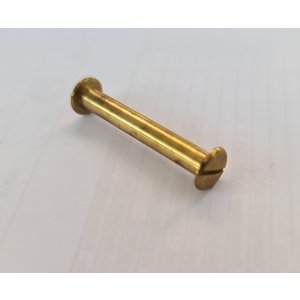 Brass screw for album, 45 mm.