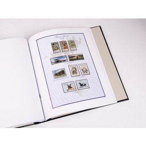 Supplement year: 2021 - Faroe Islands - type: DeLuxe - sheets for Basic album, N°: 128-130, B42 (4 pcs.) - Davo (2 Holes)
