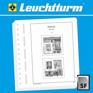 Supplement jaar: 2021 - Frankrijk , type: CNEP - bladen voor C.N.E.P. Blokken (2 st.) - Leuchtturm, voordrukbladen (champagnekleurig)