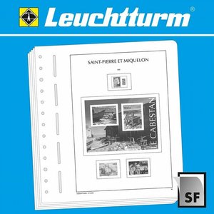 Supplément année: 2021 - st.Pierre & Miquelon - feuilles pour Album de base (3 pcs.) - Leuchtturm (13 Anneaux)