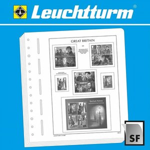 Supplément année: 2021 - Grande-Bretagne - feuilles pour Album de base - Leuchtturm (13 Anneaux)