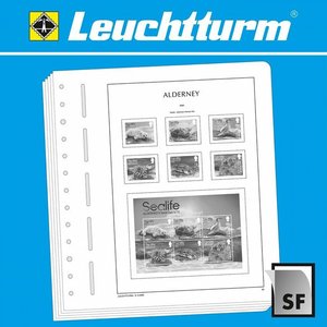 Supplement year: 2021 - Alderney - sheets for Basic album - Leuchtturm (13 Rings)