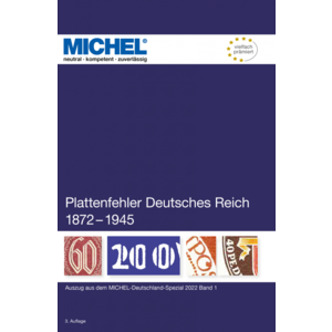 Michel catalog  Plate errors German reich 1872-1945 edition