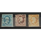 NVPH -    1-3, Postzegels, Uitgegeven in het jaar:  1852, Gestempeld (U)