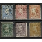 NVPH -    7-12, Timbres, Émis dans les années:  1867 - 1868, Oblitéré (U)