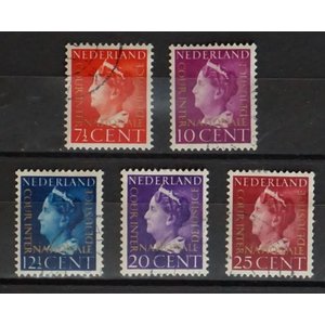 NVPH - D  20-24, Service stamps (Netherlands), Issued in the year:  1947, Used (U)