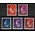NVPH - D  20-24, Service stamps (Netherlands), Issued in the year:  1947, Used (U)