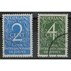 NVPH - D  25-26, Dienst postzegels (Nederland), Uitgegeven in het jaar:  1950, Gestempeld (U)