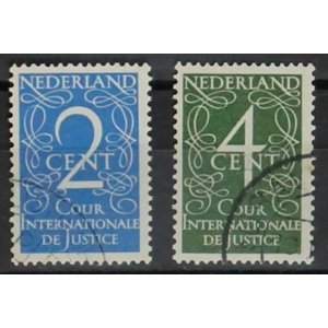 NVPH - D  25-26, Service stamps (Netherlands), Issued in the year:  1950, Used (U)