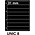 Insert sheets, Black - 8 compartments horizontal - KOSMOS, Unic - type 8 - 4 Rings - Pocket dim: 215x31 mm. ■ per piece.