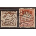 NVPH -  139-140, Postzegels, Uitgegeven in het jaar:  1924, Gestempeld (U)