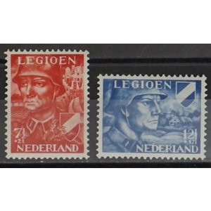 NVPH -   402-403, Postage stamps (Netherlands), Issued in the year:  1942, Mint Not Hinghed (MNH)