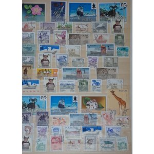 Einsteckbuch 32 Seiten Polen gestempelt