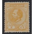 NVPH -     2, Briefmarke (Surinam), Ausgegeben in den Jahren:  1873-1889, Ungebraucht (MH)