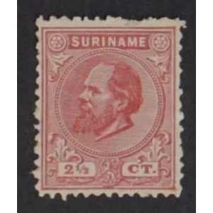 NVPH -     3, Timbre (Suriname), Émis dans les années:  1873-1889, Neuf avec Charnière (MH)