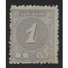 NVPH -    16, Postzegel (Suriname), Uitgegeven in de jaren:  1890-1893, Ongebruikt (MH)