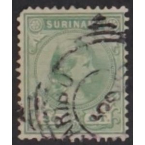 NVPH -    26, Briefmarke (Surinam), Ausgegeben im Jahr:  1892, Gestempelt (U)
