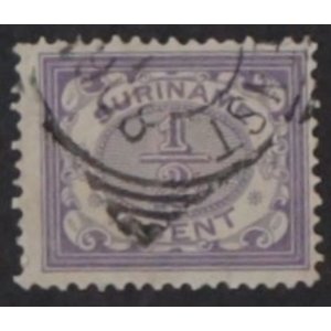 NVPH -    69, Postage stamp (Suriname), Issued in the years:  1913-1931, Used (U)
