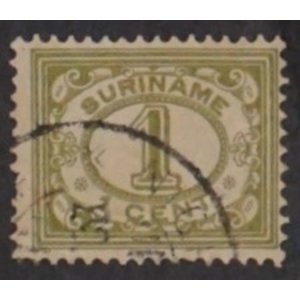 NVPH -    70, Postzegel (Suriname), Uitgegeven in de jaren:  1913-1931, Gestempeld (U)